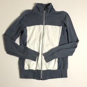 Nike Jacket M Gray White Full Zip The Athletic‎ Dept. Long Sleeves Mens L12